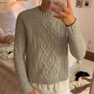 Abercrombie and Fitch cable knit pullover sweater